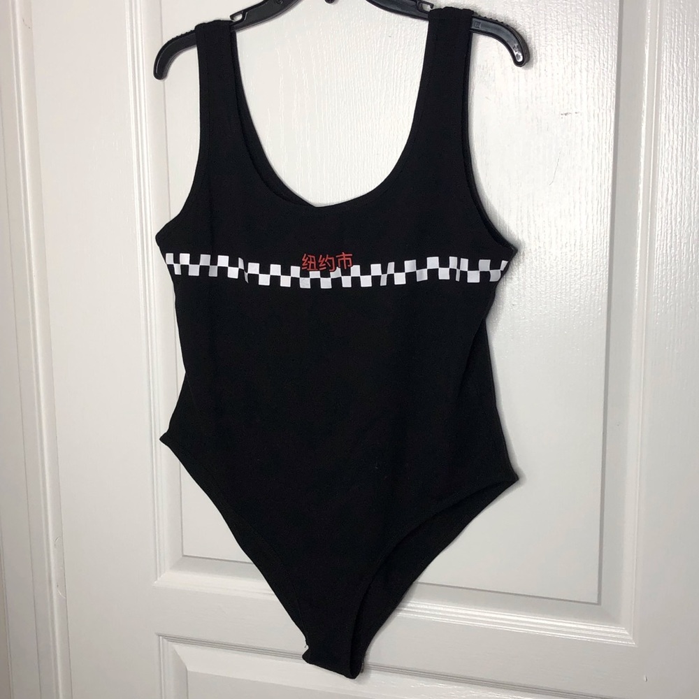 Graphic bodysuit. NBW